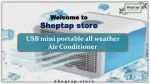 USB mini portable all weather air conditioner - slide 1