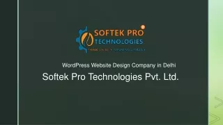 WordPress website design Company in Delhi