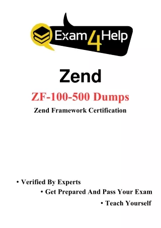 Required valid Study Material For the ZF-100-500 Exam?