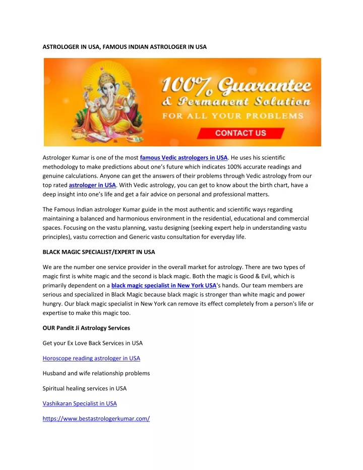 astrologer in usa famous indian astrologer in usa