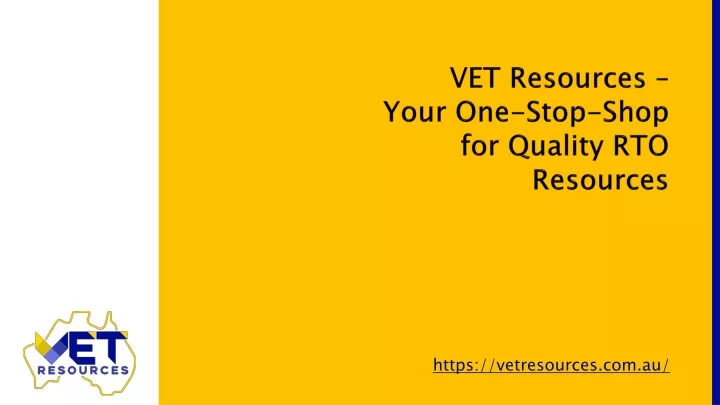 vet resources your one stop shop for quality rto resources