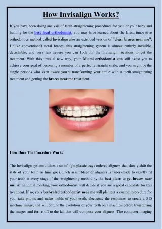 how invisalign works