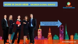 work in saudi arab  |  kalinga Global Services | kalinga job | saudi arab