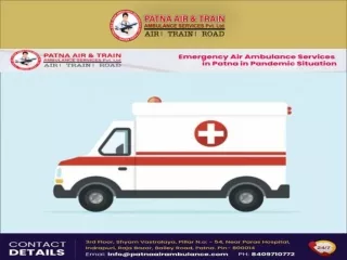 Quickest Ambulance in Patna for shifting