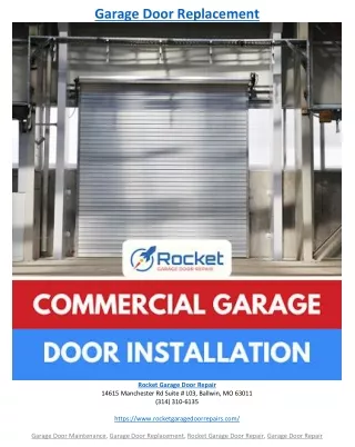 garage door replacement