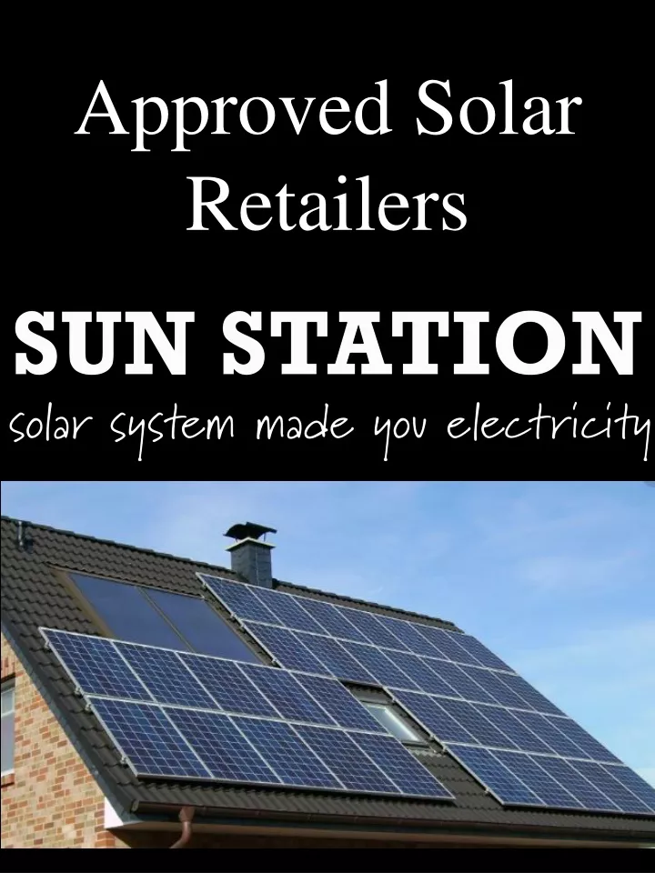 approved solar retailers
