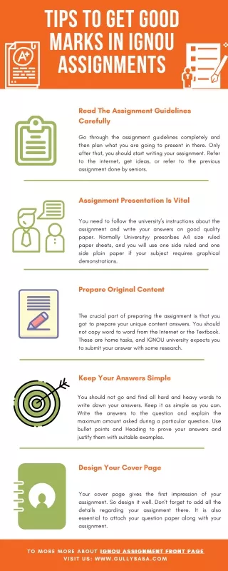 tips to get good marks in ignou assignments