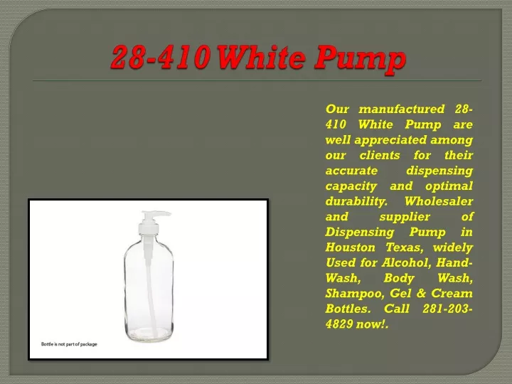 28 410 white pump