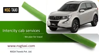 intercity cab services
