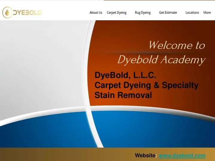 welcome to dyebold academy