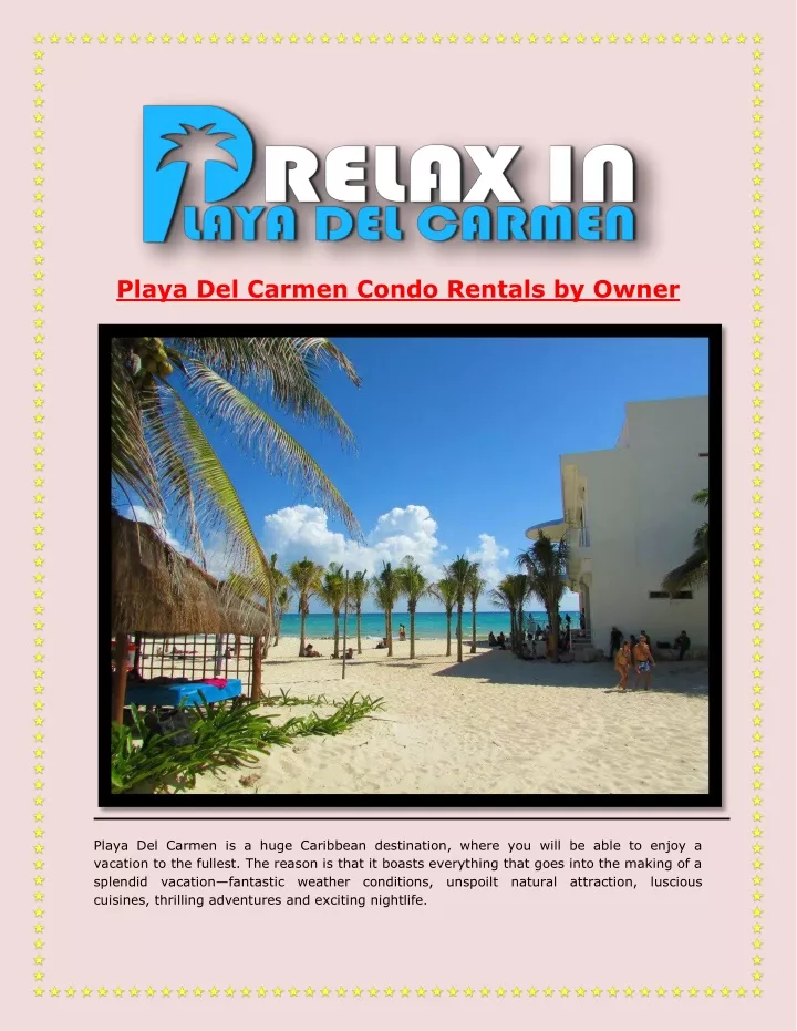 playa del carmen condo rentals by owner