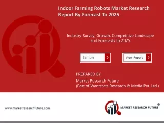 Indoor Farming Robots Market Technologies, Applications, Verticals, Strategies & Forecasts