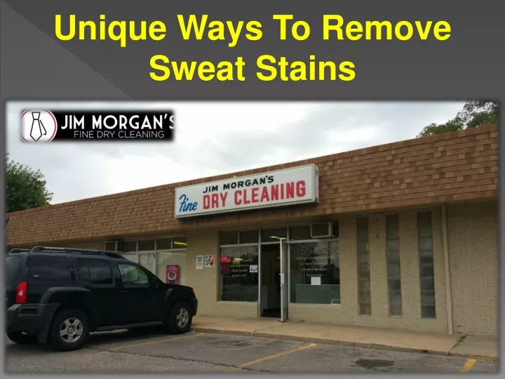 unique ways to remove sweat stains