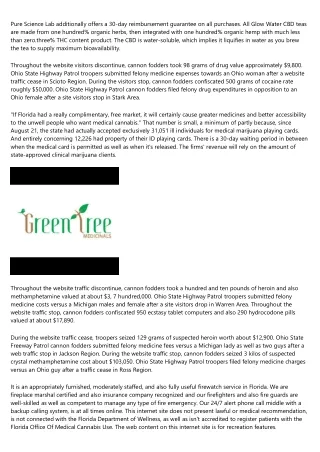 Green Tree Medical Dispensary, located in Miami, Florida,  offers  all of your CBD  product lines. Order online, or  vis