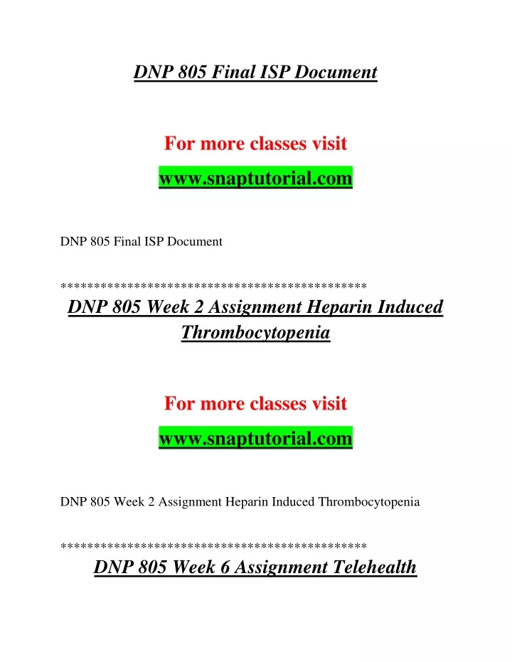 dnp 805 final isp document