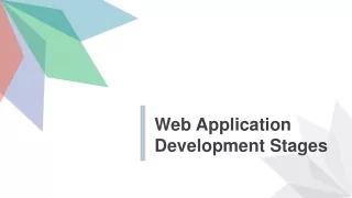 Web Application Development Stages