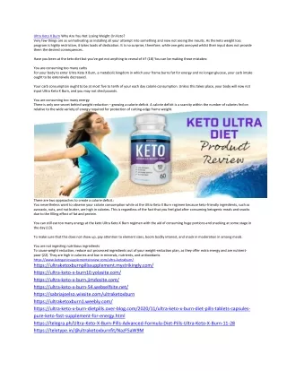 Ultra Keto X Burn