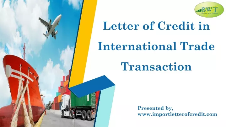 letter of credit in