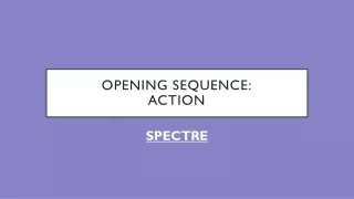 opening sequence action