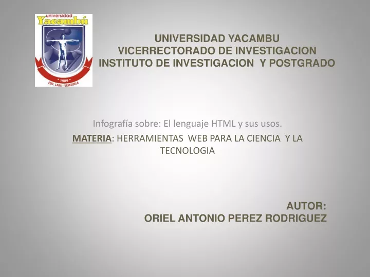 universidad yacambu vicerrectorado de investigacion instituto de investigacion y postgrado