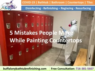 5 Mistakes People Make While Painting Countertops