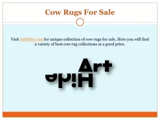 Cow Rugs For Sale | ArtHide