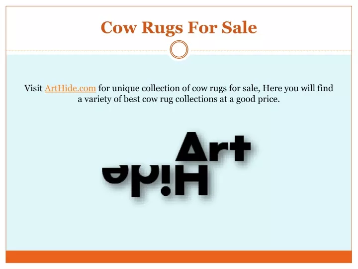 cow rugs for sale