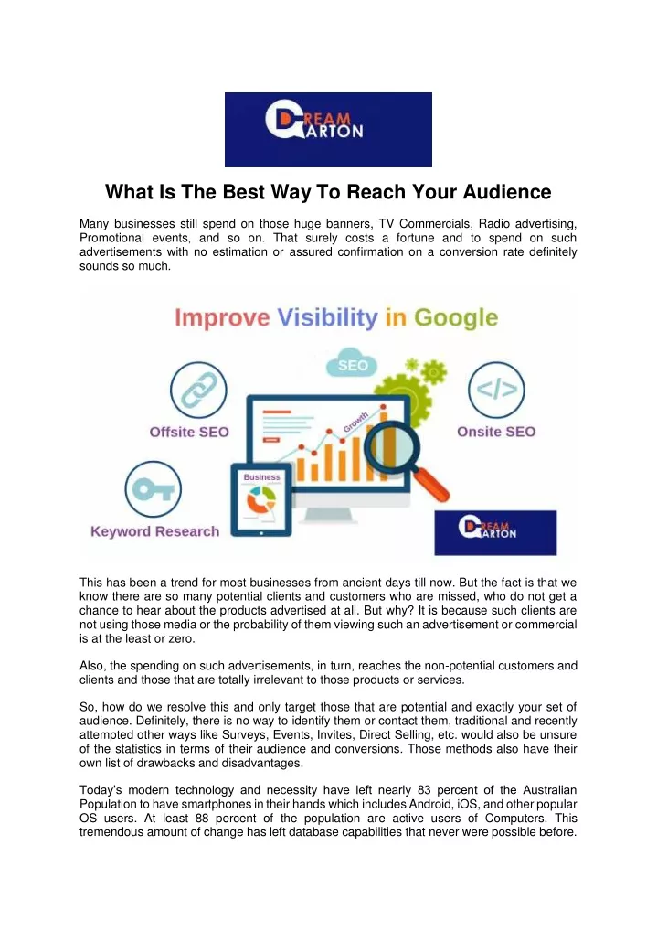 what is the best way to reach your audience