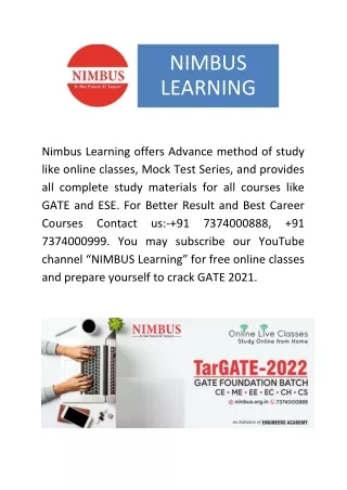 nimbus learning