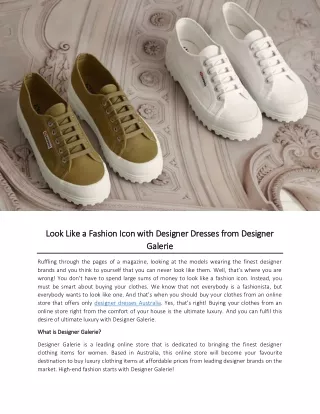 Buy Designer Clothing from Australia’s Designer Galerie