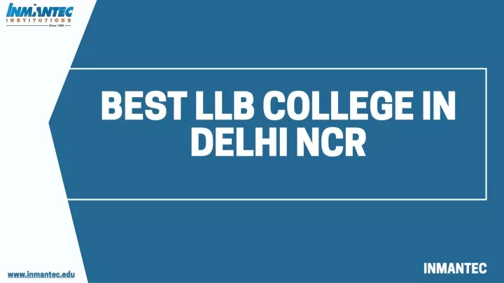 best llb college in delhi ncr