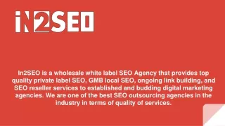in2seo is a wholesale white label seo agency that