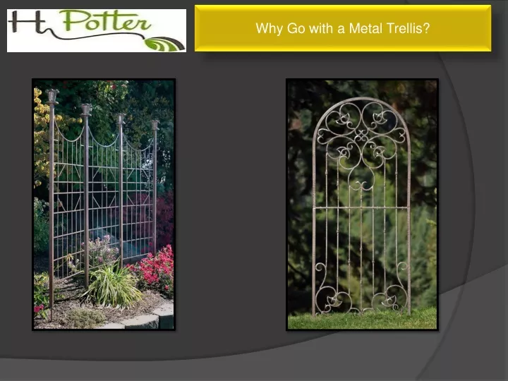 why go with a metal trellis