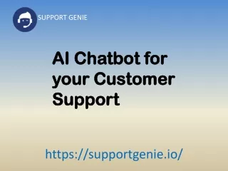 AI Chatbot for your Customer Support