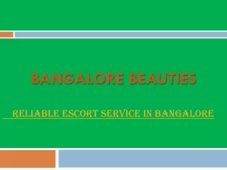 Bangalore  Services - Bangalore Models