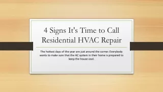 Residential HVAC Repair Matthews NC
