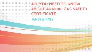 all you need to know about annual gas safety certificate