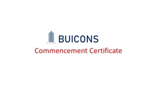 commencement certificate