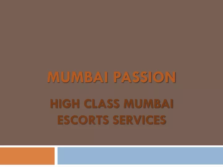 mumbai passion