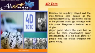 4D toto