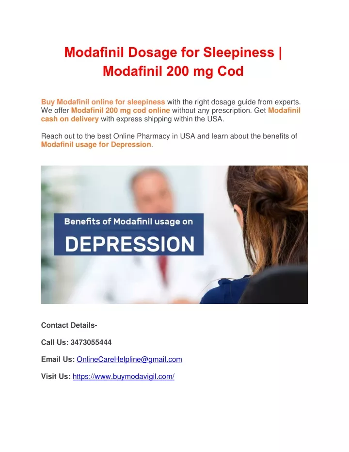 modafinil dosage for sleepiness modafinil