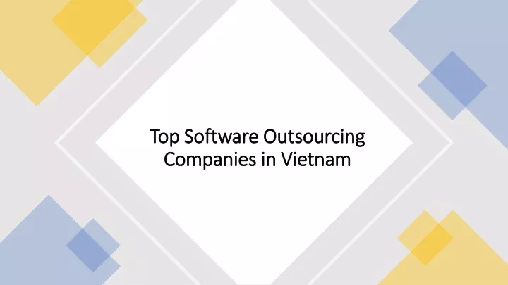 top software outsourcing companies in vietnam