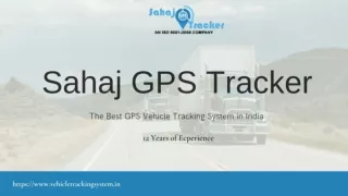 Sahaj GPS Tracker