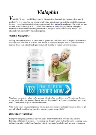 Vialophin"Where to Buy" Benefits & Side Effects (Website)!