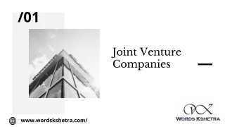 Joint Venture Companies