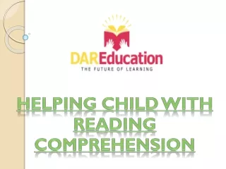 Helping your child with Reading Comprehension