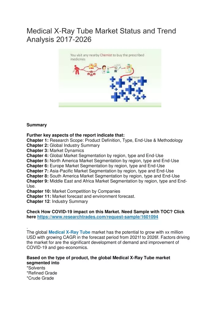 medical x ray tube market status and trend