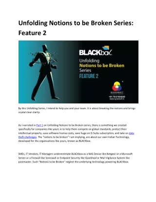 unfolding notions to be broken series feature 2