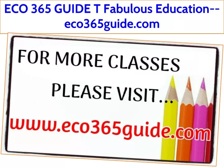 eco 365 guide t fabulous education eco365guide com