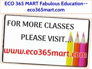 ECO 365 MART Fabulous Education--eco365mart.com